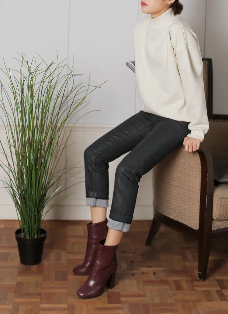 裏起毛ストレートジーンズ・全1色 | DHOLIC | 詳細画像1