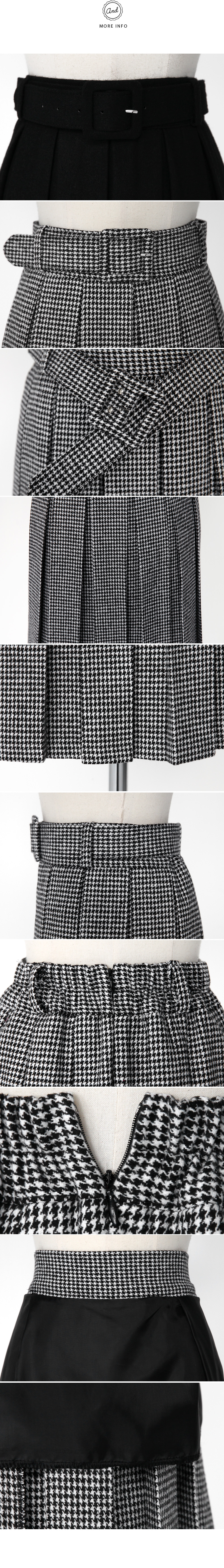 ベルトSETひざ丈プリーツスカート・全2色 | DHOLIC | 詳細画像12