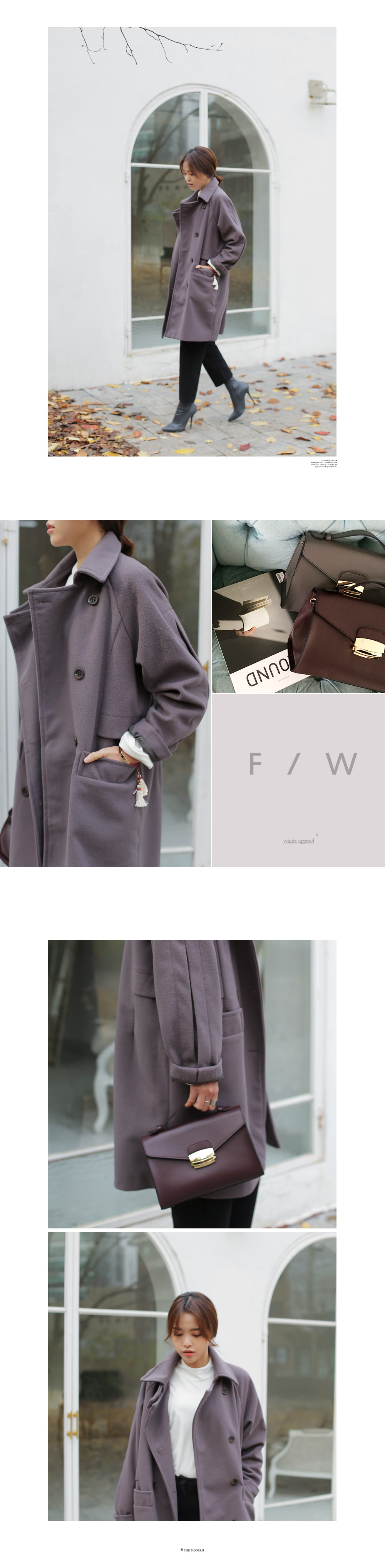 スリットポイントハイネックコート・全4色 | DHOLIC | 詳細画像6