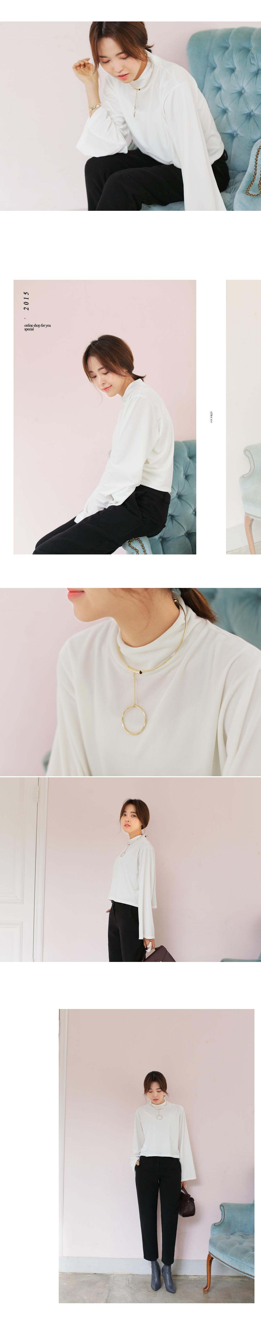 スリットポイントハイネックコート・全4色 | DHOLIC | 詳細画像7