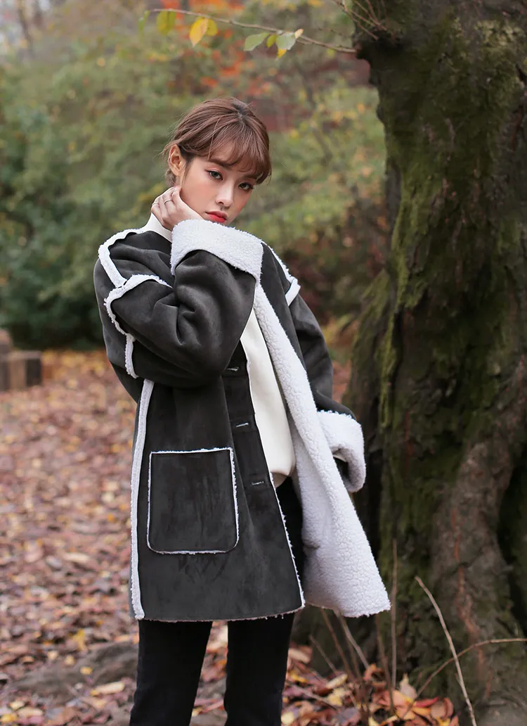 ボアポイントムートン風ジャケット・全3色 | DHOLIC | 詳細画像1