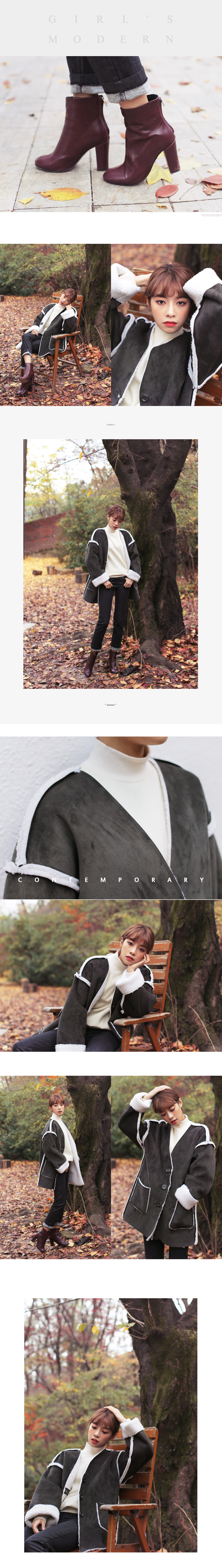 ボアポイントムートン風ジャケット・全3色 | DHOLIC | 詳細画像5