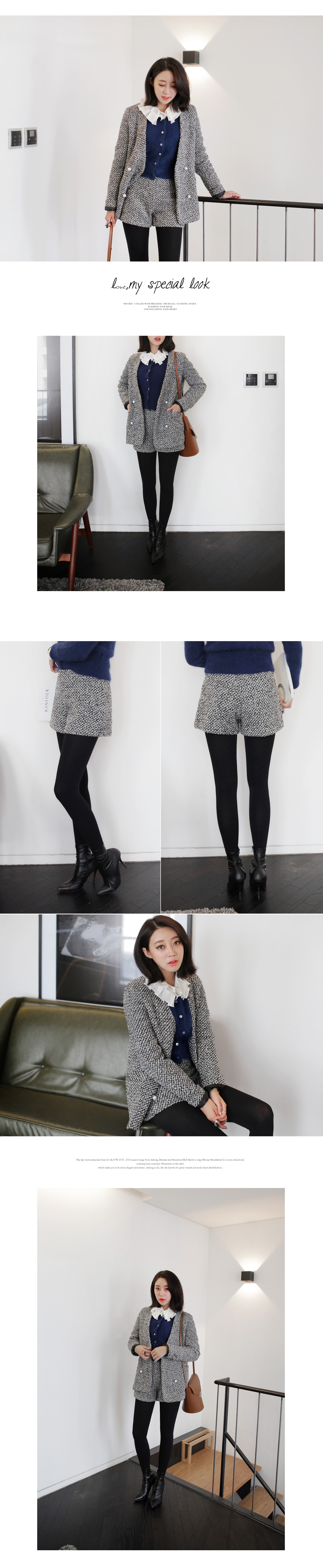 ラウンドネックアンゴラニットカーディガン・全4色 | DHOLIC | 詳細画像6