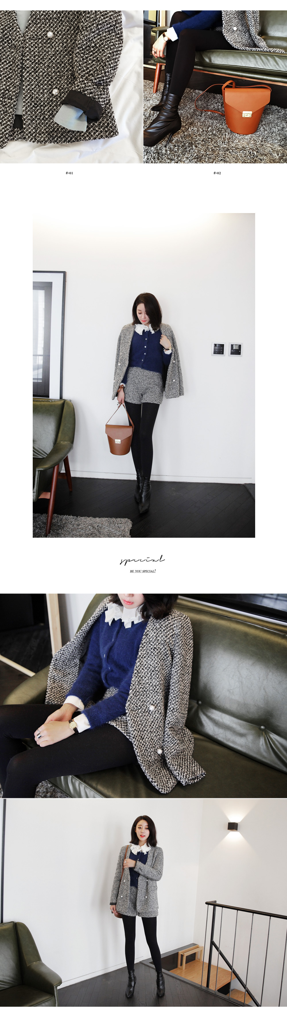 ラウンドネックアンゴラニットカーディガン・全4色 | DHOLIC | 詳細画像7