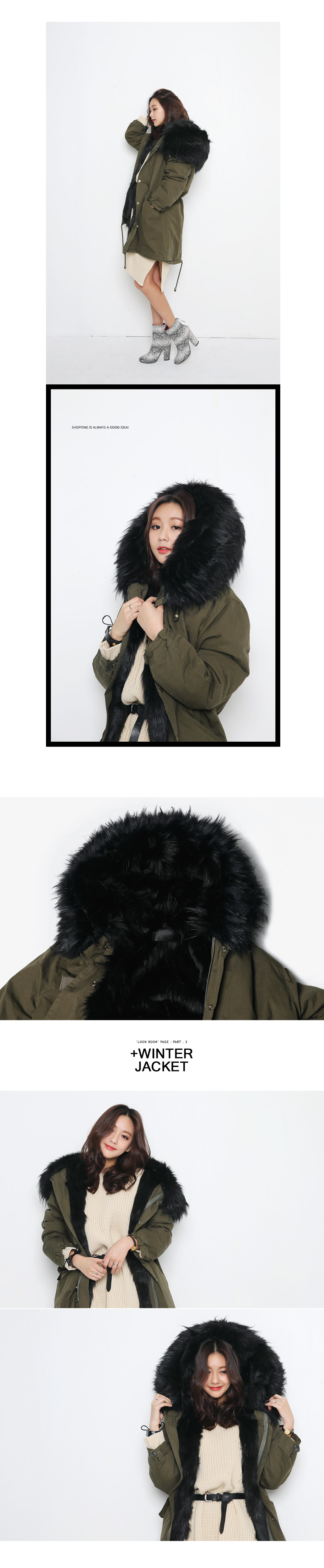 ロングニットワンピース&ネックウォーマーSET・全4色 | DHOLIC | 詳細画像6