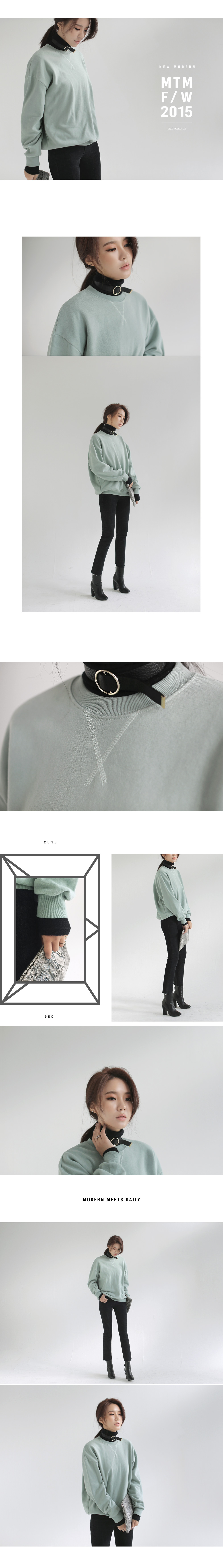 ソリッドカラー裏起毛スウェットプルオーバー・全5色 | DHOLIC | 詳細画像3