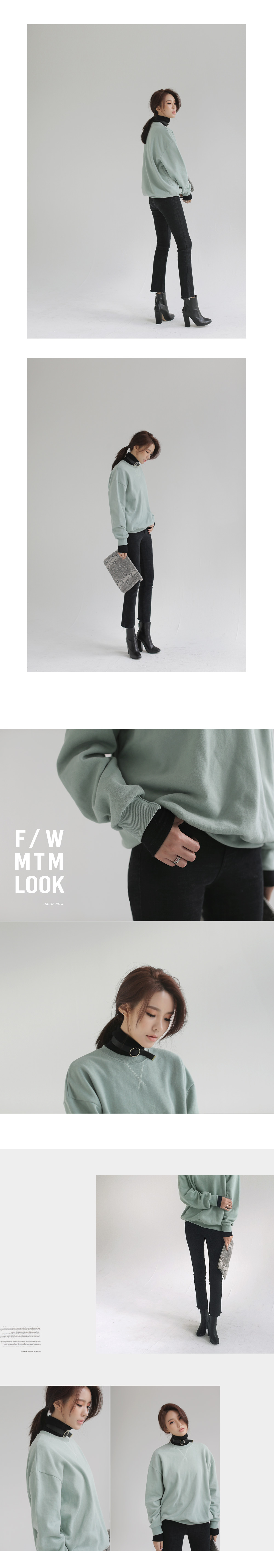 ソリッドカラー裏起毛スウェットプルオーバー・全5色 | DHOLIC | 詳細画像4