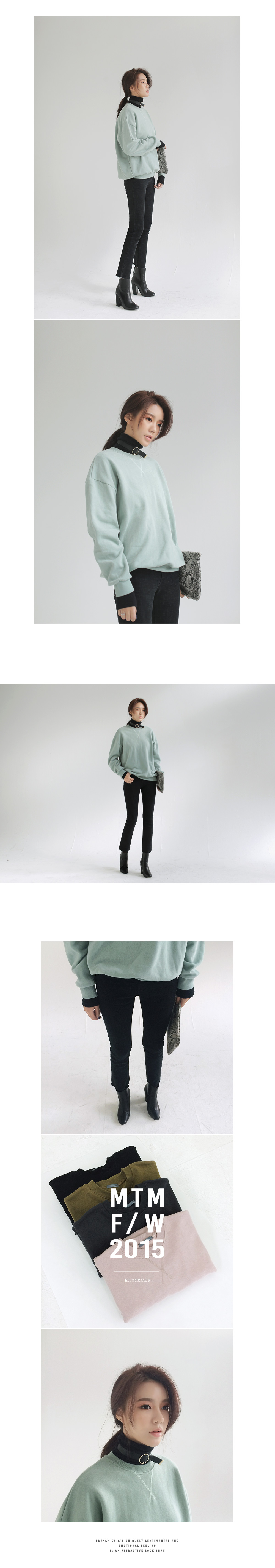 ソリッドカラー裏起毛スウェットプルオーバー・全5色 | DHOLIC | 詳細画像6