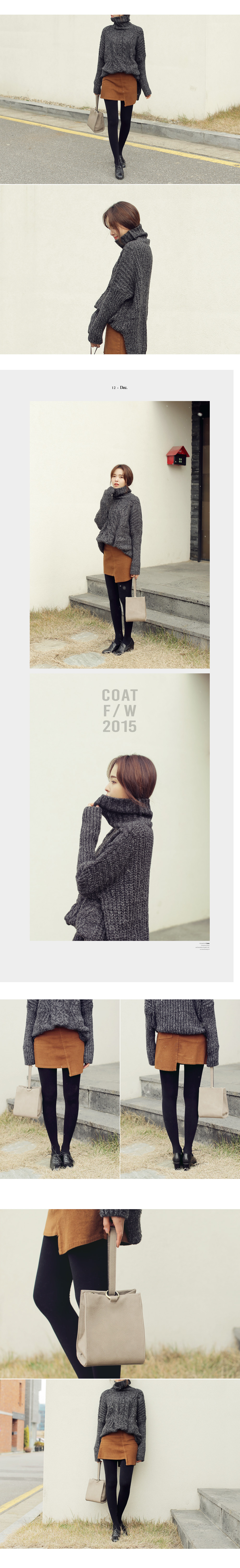 アンバランスカットフレアミニスカート・全3色 | DHOLIC | 詳細画像3