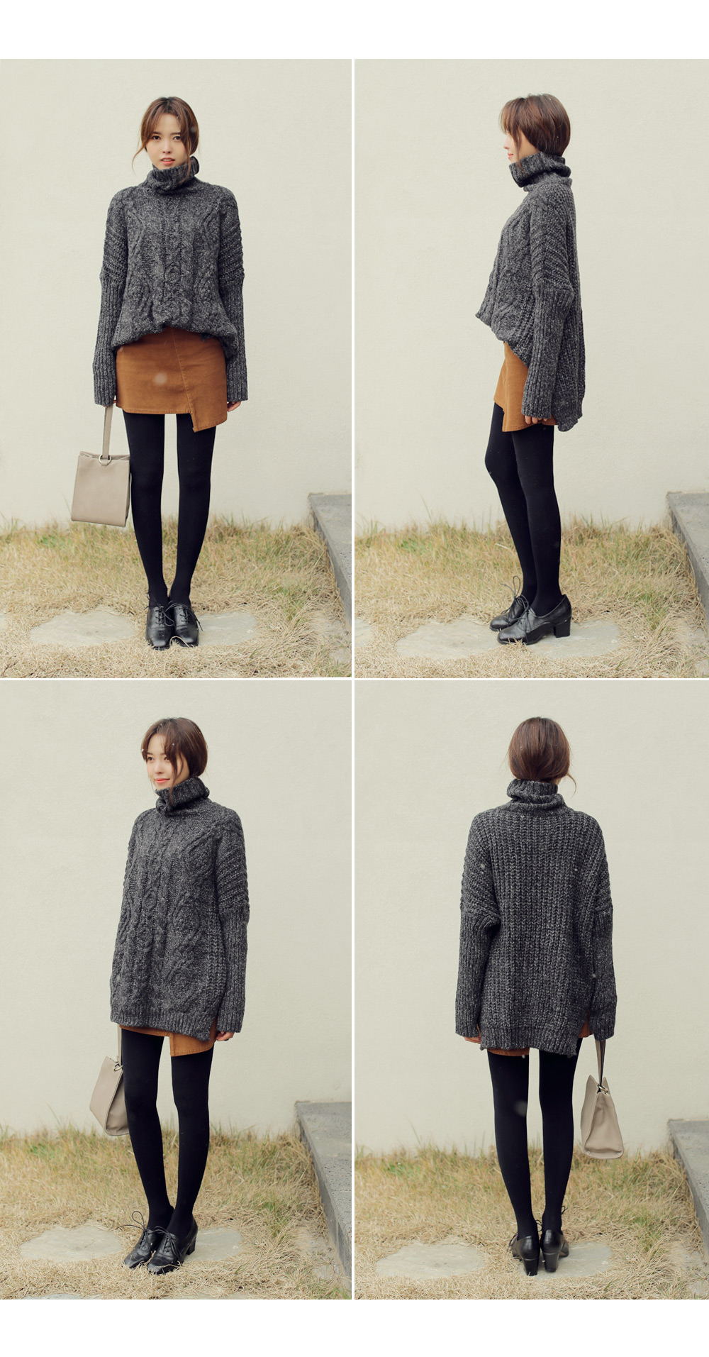 アンバランスカットフレアミニスカート・全3色 | DHOLIC | 詳細画像8