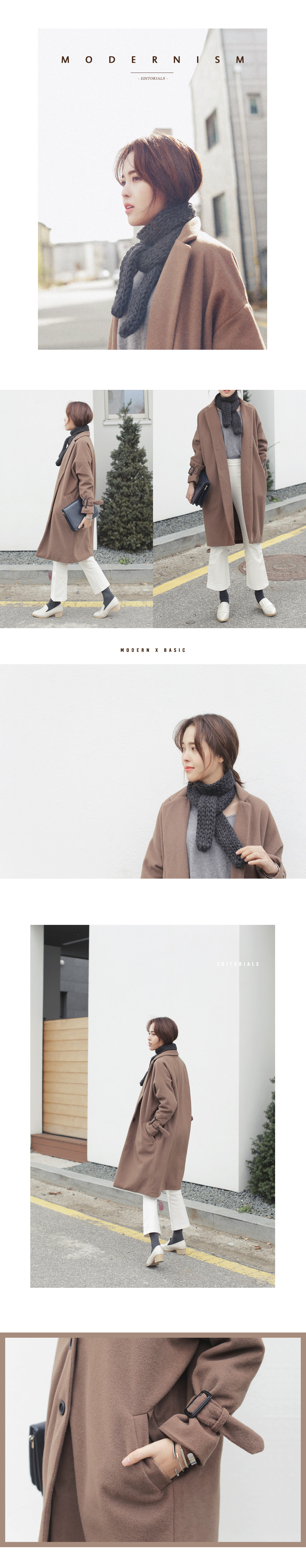 スリーブベルトロング丈コクーンコート・全6色 | DHOLIC | 詳細画像2