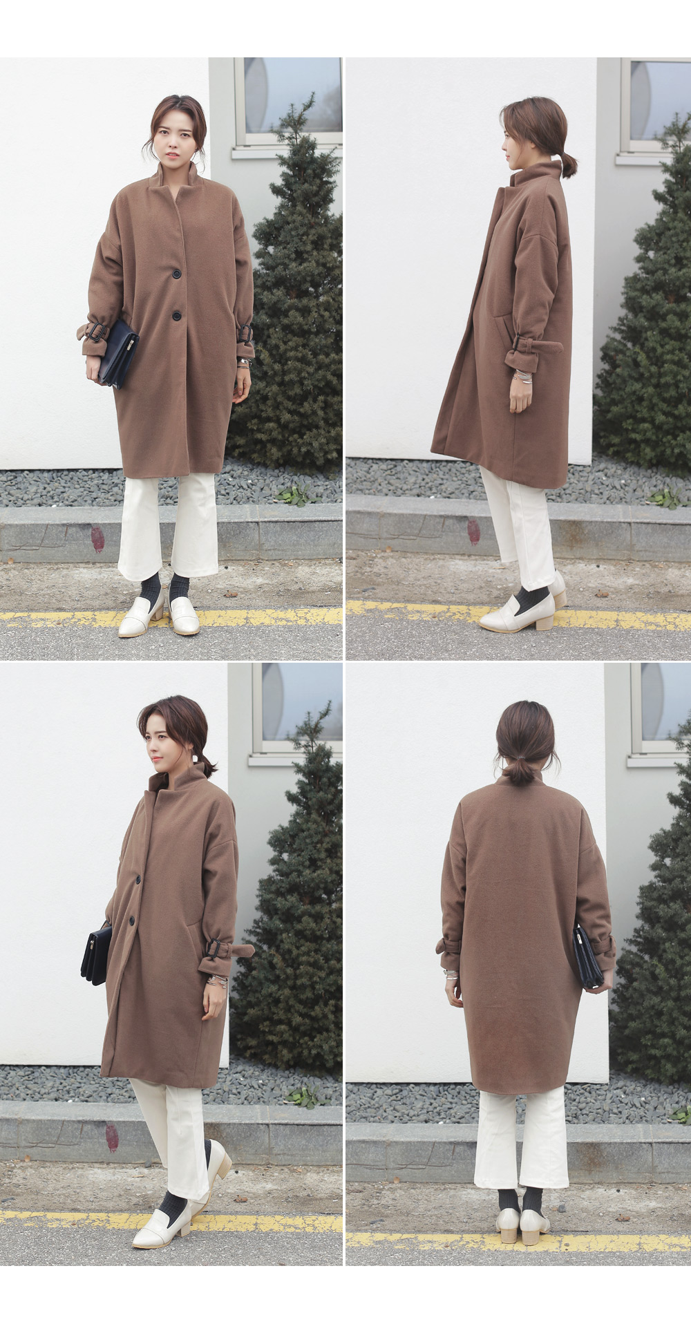 スリーブベルトロング丈コクーンコート・全6色 | DHOLIC | 詳細画像9