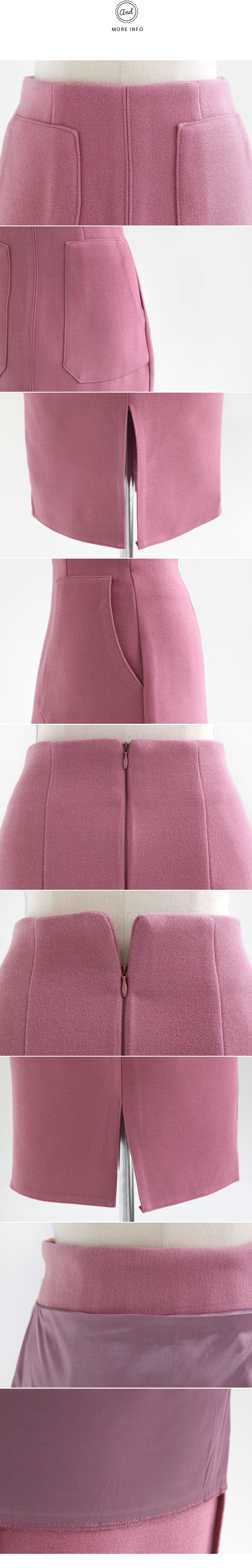 センタースリットハイウエストミディスカート・全3色 | DHOLIC | 詳細画像10