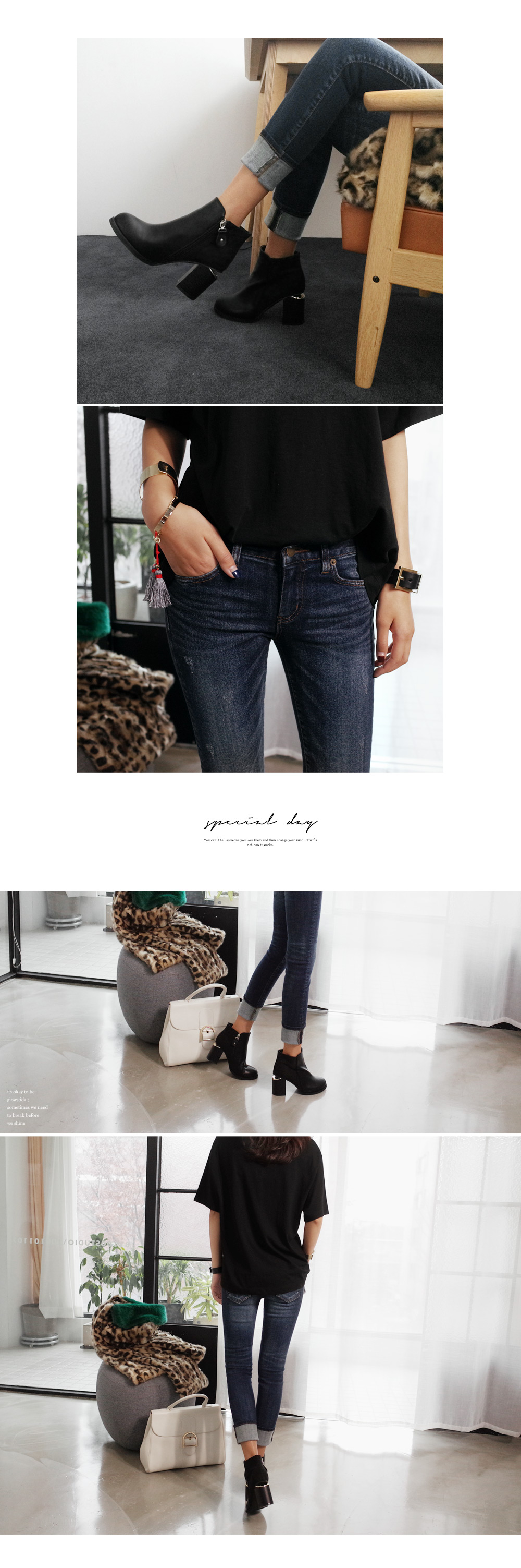 ディープブルーウォッシュドデニムスキニーパンツ・全1色 | DHOLIC | 詳細画像5