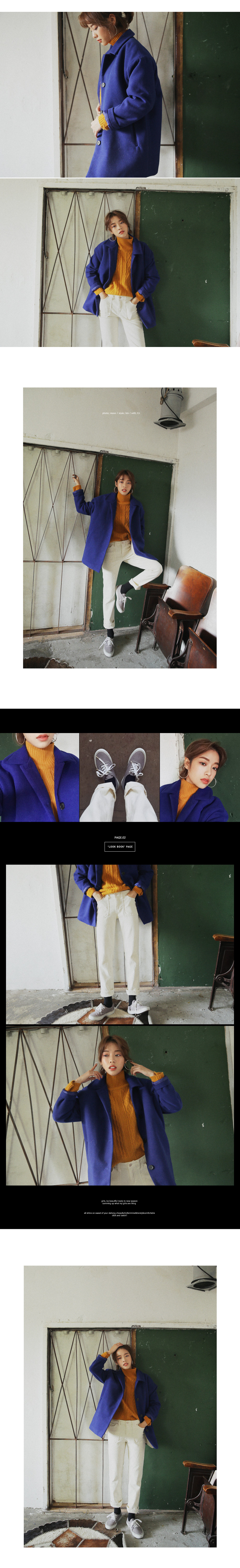 アンゴラ混アンバランスヘムケーブルニットプルオーバー・全5色 | DHOLIC | 詳細画像15