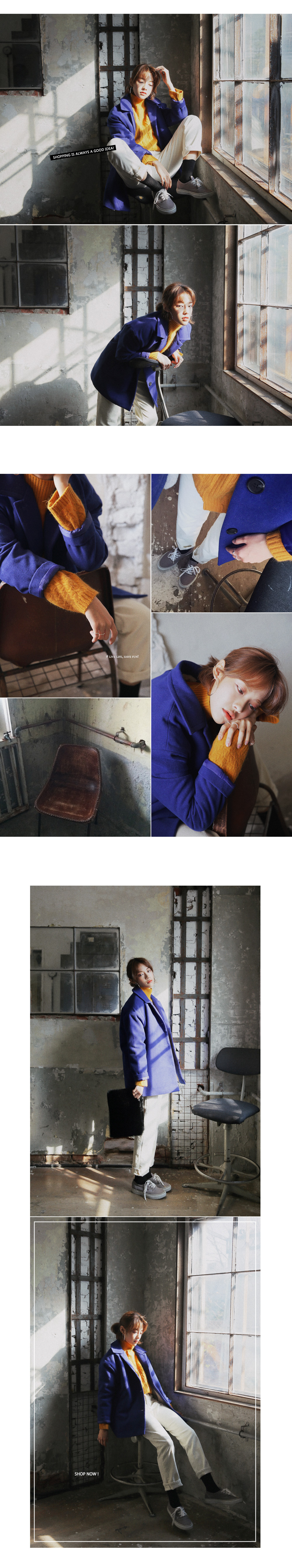 アンゴラ混アンバランスヘムケーブルニットプルオーバー・全5色 | DHOLIC | 詳細画像16