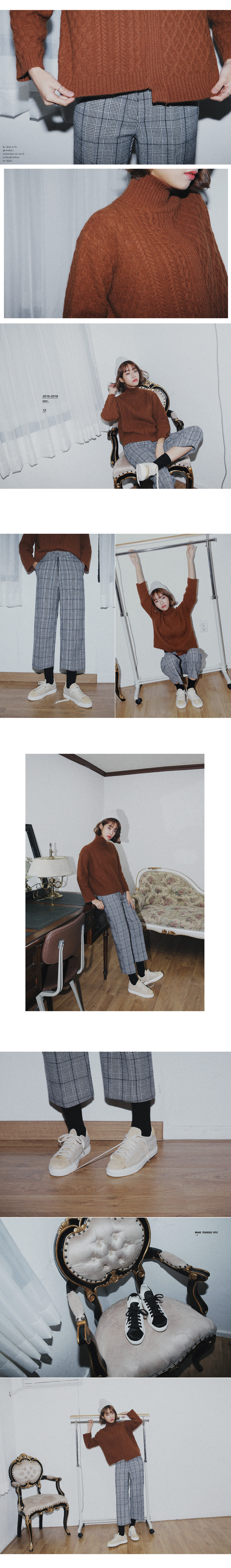 アンゴラ混アンバランスヘムケーブルニットプルオーバー・全5色 | DHOLIC | 詳細画像19