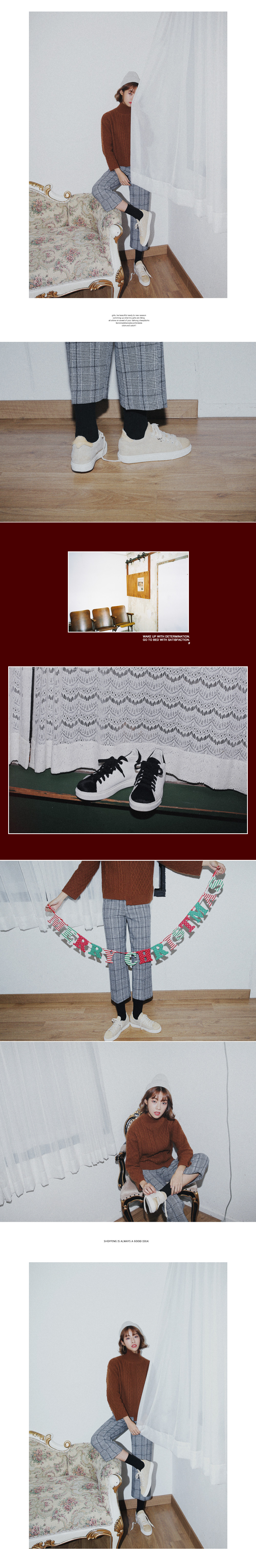 アンゴラ混アンバランスヘムケーブルニットプルオーバー・全5色 | DHOLIC | 詳細画像5