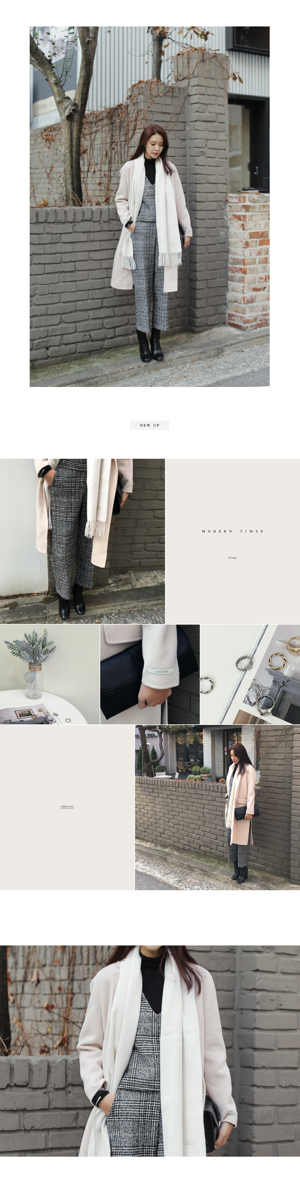 ハイウエストストレートフィットクロップドパンツ・全3色 | DHOLIC | 詳細画像3