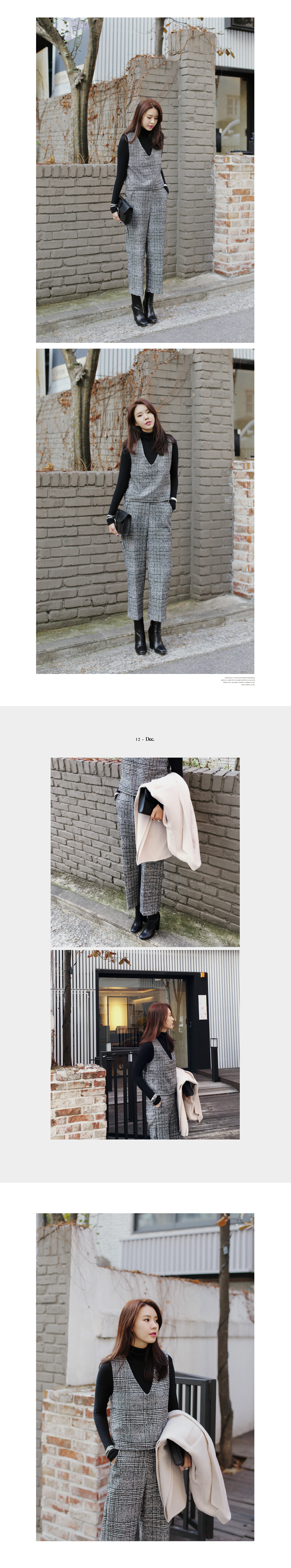 Vネッククロップド丈スリーブレス・全3色 | DHOLIC | 詳細画像8