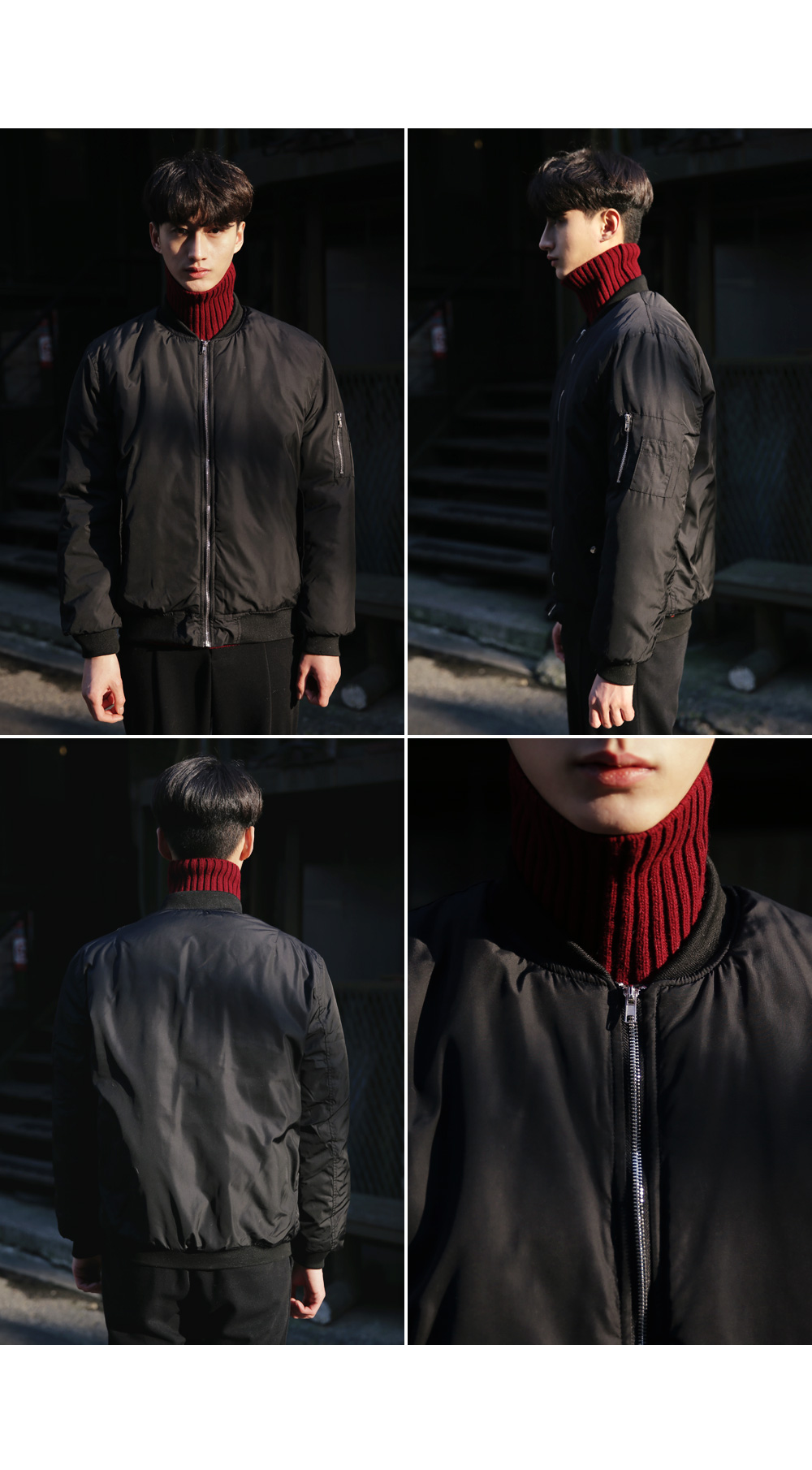 ベーシックMA-1ジャンパー・全2色 | 詳細画像5