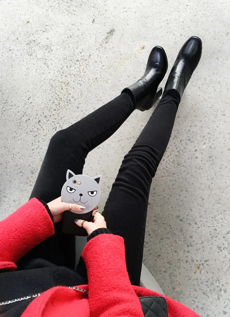 裏起毛ストレッチスキニーパンツ・全2色 | DHOLIC | 詳細画像1