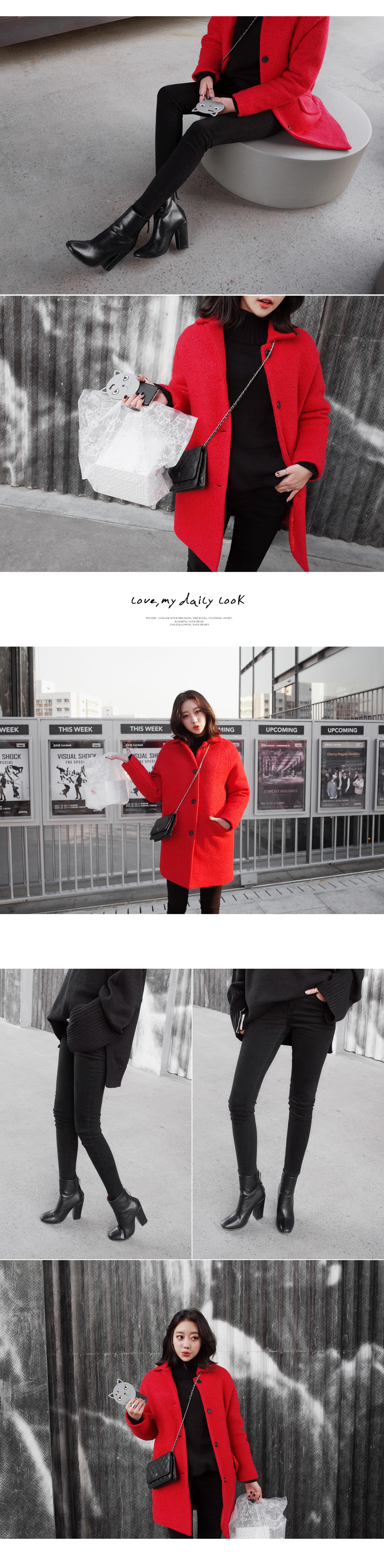 裏起毛ストレッチスキニーパンツ・全2色 | DHOLIC | 詳細画像3