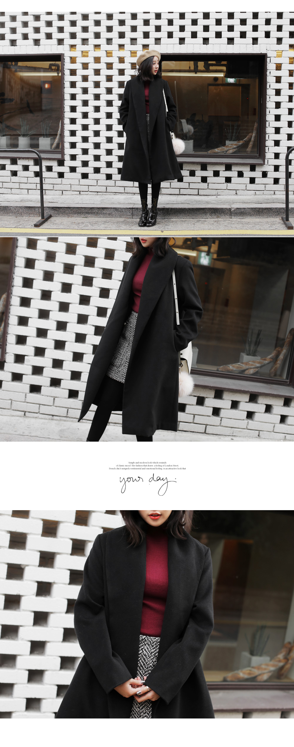 フリルハイネックリブニットプルオーバー・全5色 | DHOLIC | 詳細画像13