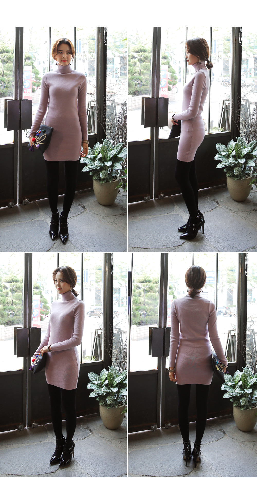 ミラノリブハイネックニットタイトワンピース・全5色 | DHOLIC | 詳細画像11