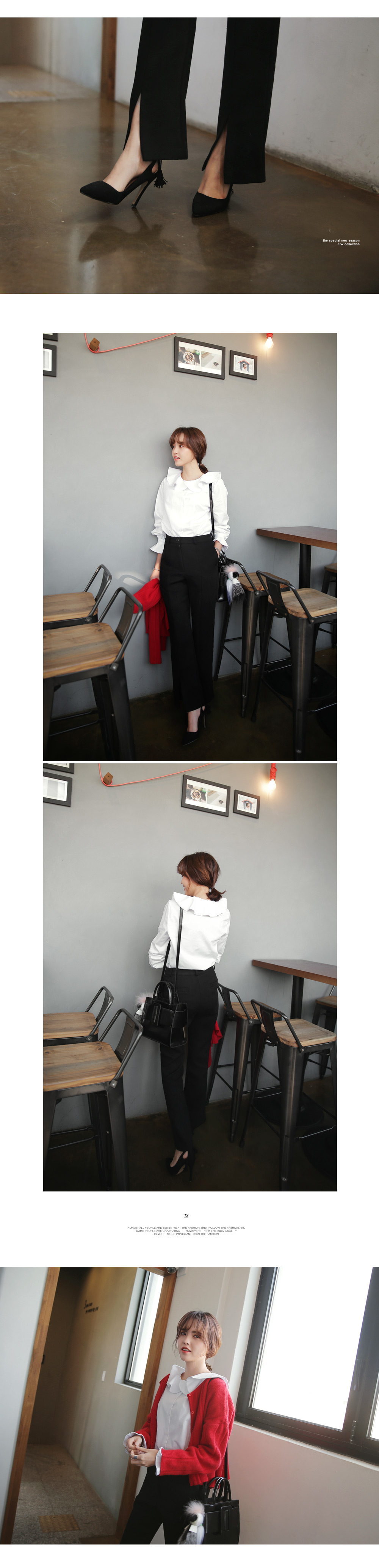 アンゴラ混ラインパターンショート丈ニットカーディガン・全4色 | DHOLIC | 詳細画像12