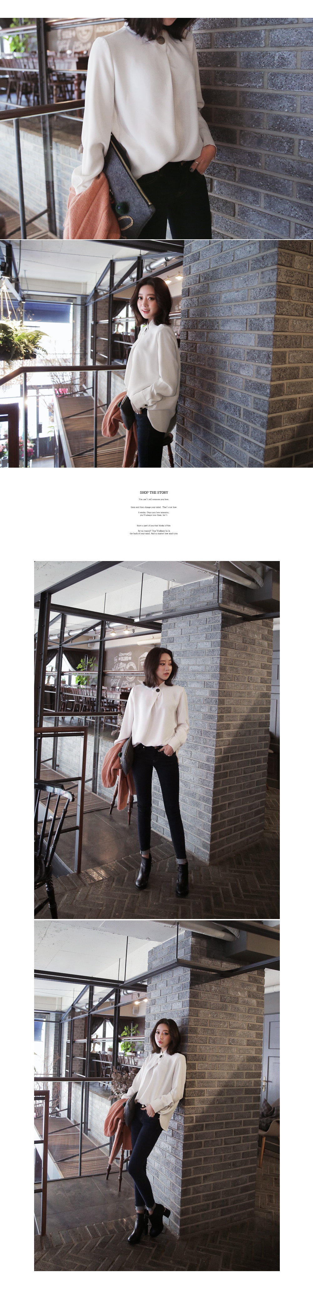 裏起毛ステッチポイントローライズデニムスキニーパンツ・全1色 | DHOLIC | 詳細画像2