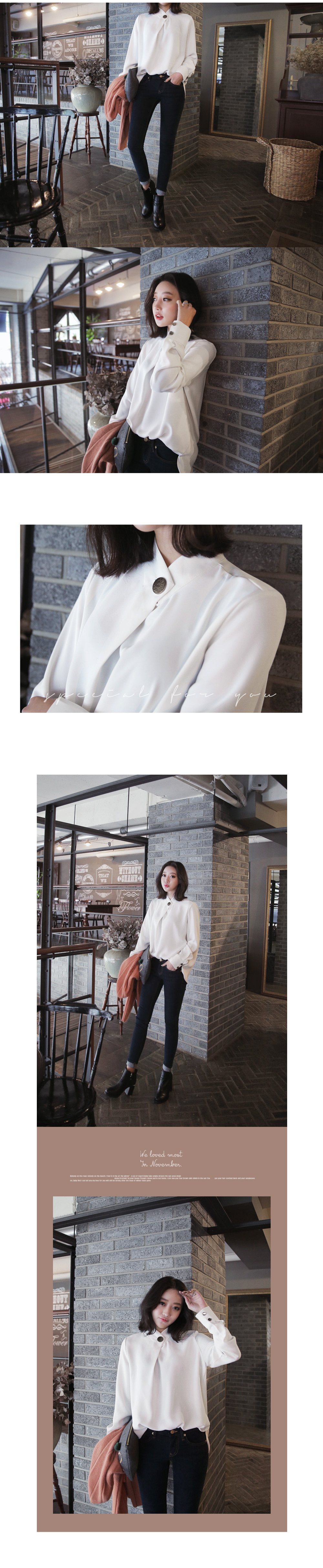 裏起毛ステッチポイントローライズデニムスキニーパンツ・全1色 | DHOLIC | 詳細画像3