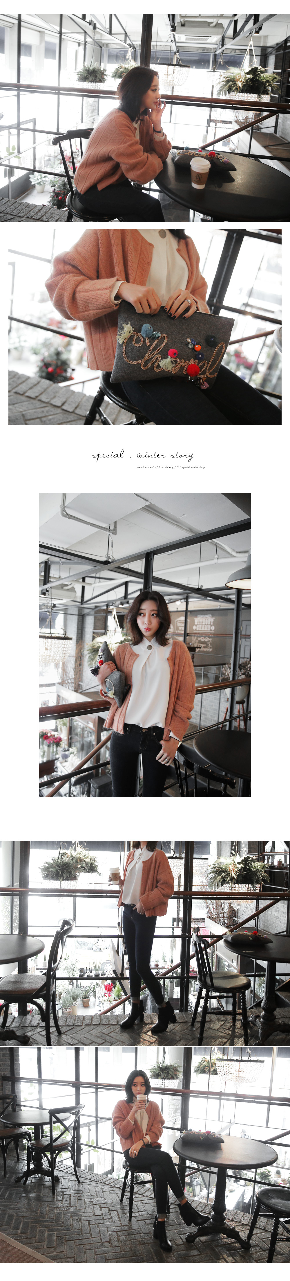 裏起毛ステッチポイントローライズデニムスキニーパンツ・全1色 | DHOLIC | 詳細画像5