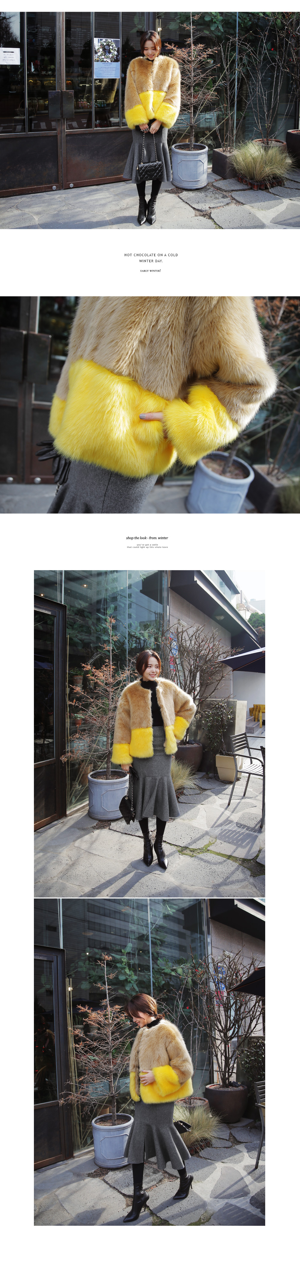 ウール混マーメイドミモレ丈スカート・全2色 | DHOLIC | 詳細画像9