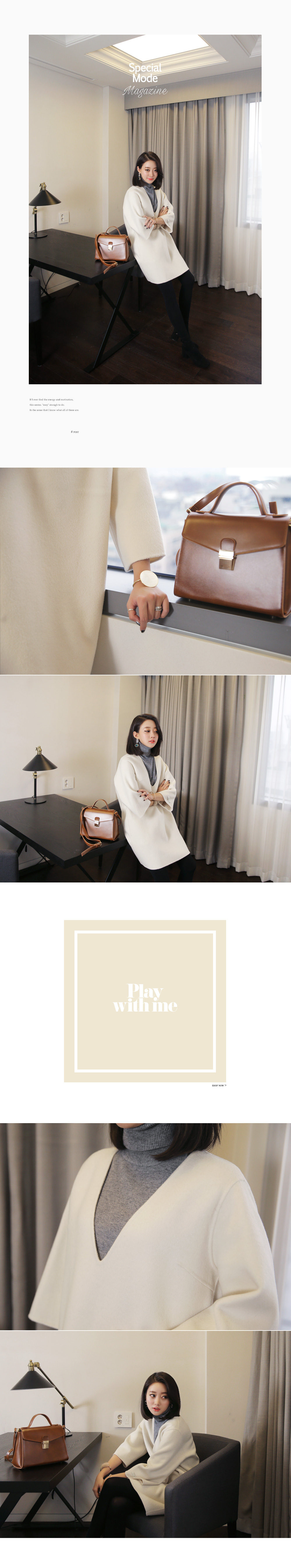 レザー調2WAYミニマルハンドバッグ・全5色 | DHOLIC | 詳細画像9