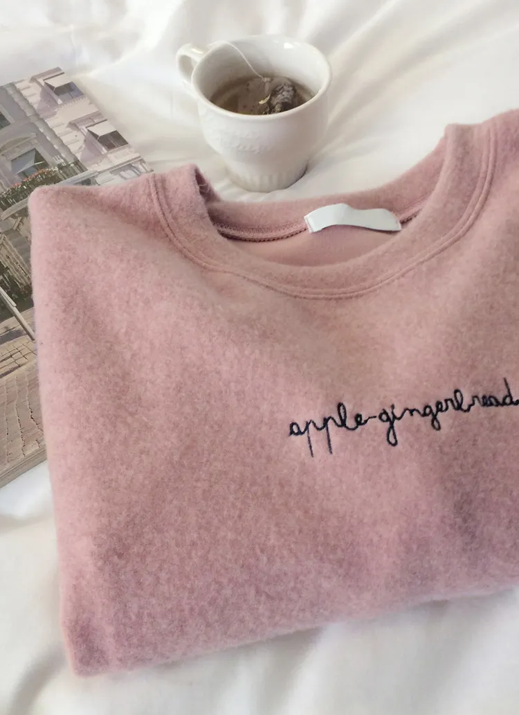 フリース素材ハーフスリーブTシャツ・全4色 | DHOLIC | 詳細画像1