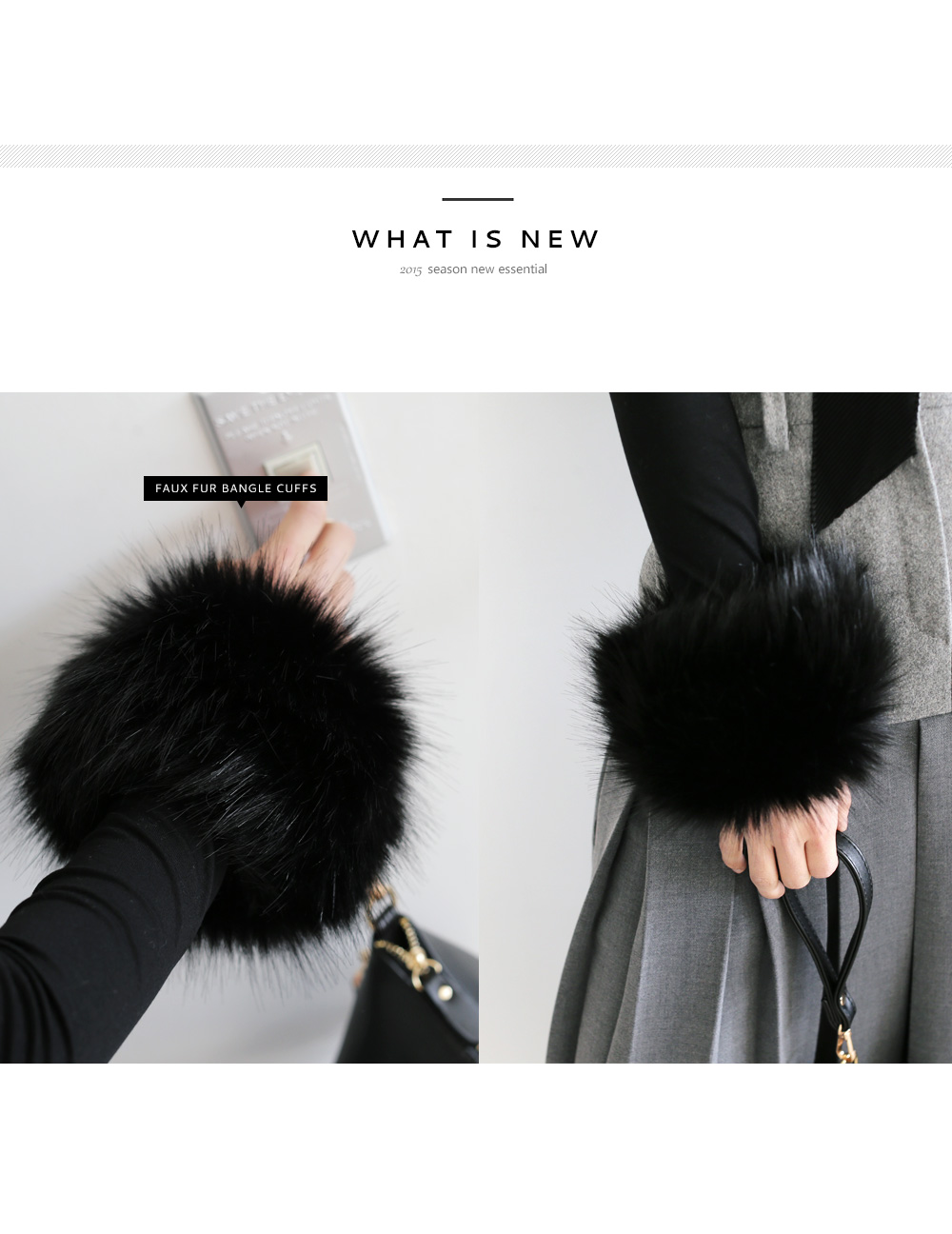 フェイクファーボリュームカフス・全4色 | DHOLIC PLUS | 詳細画像2