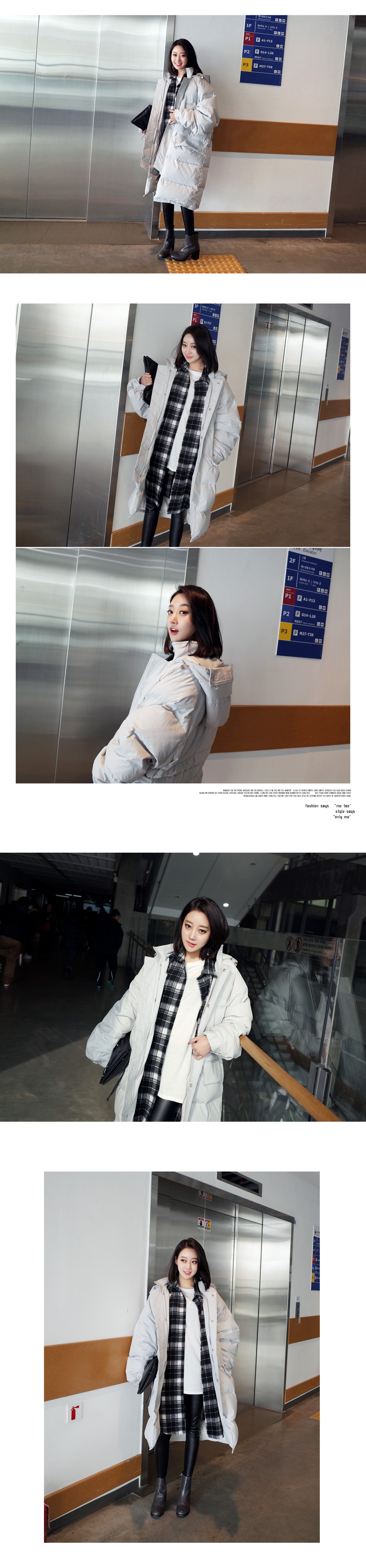 アンバランスヘムチェックロングシャツ・全3色 | DHOLIC | 詳細画像5