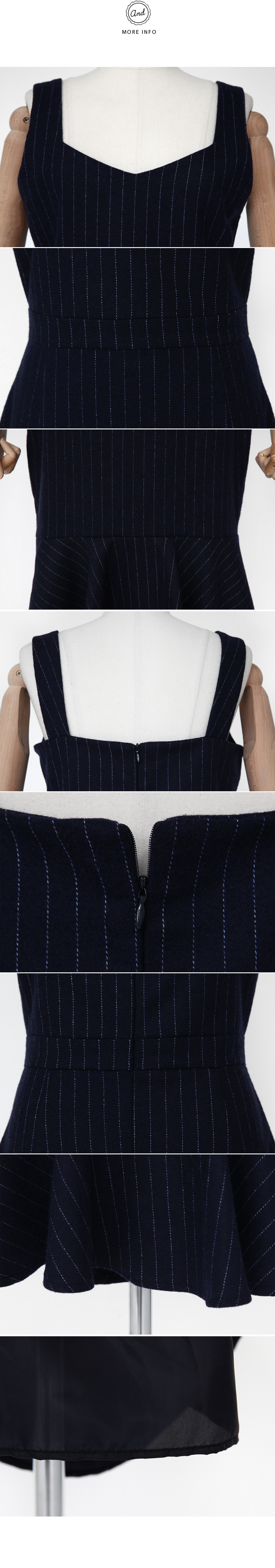 ピンストライプマーメイドワンピース・全2色 | DHOLIC | 詳細画像10