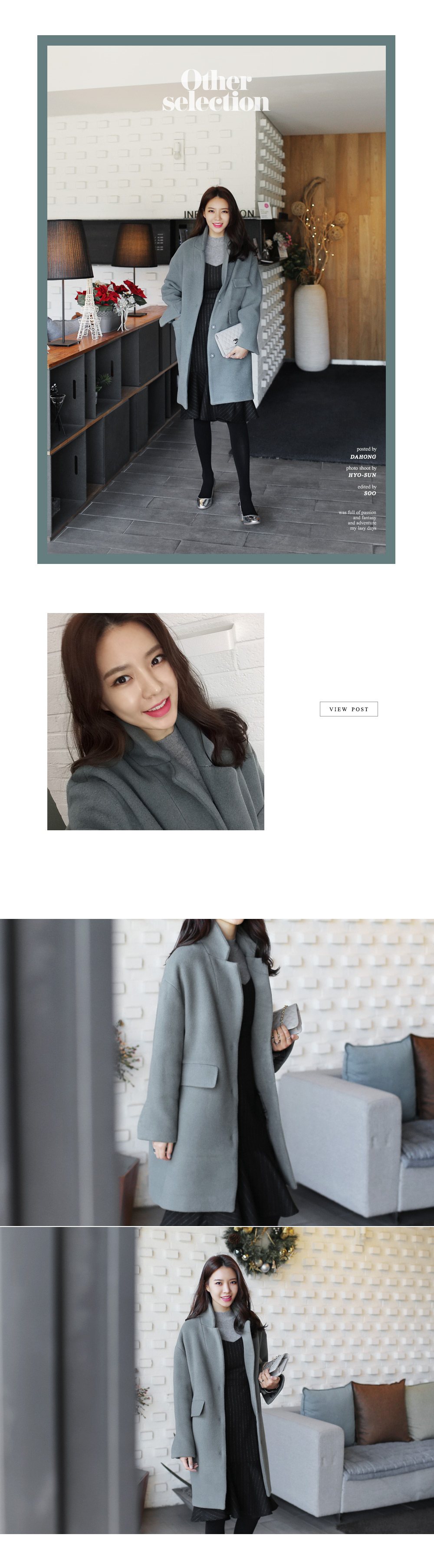 ピンストライプマーメイドワンピース・全2色 | DHOLIC | 詳細画像7