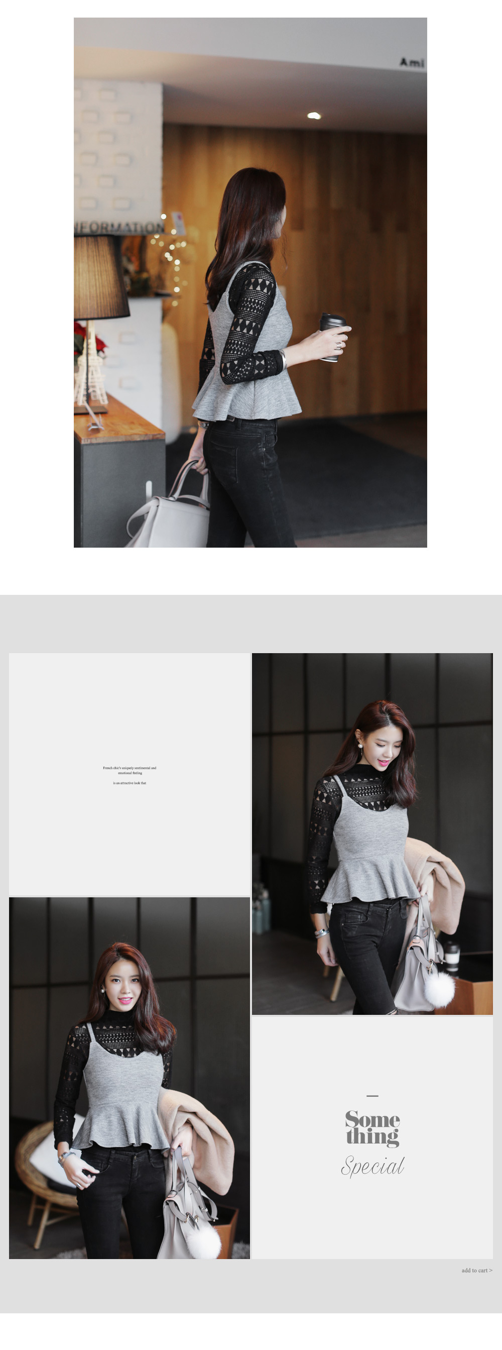 スリーブスリットノーカラーコート・全3色 | DHOLIC | 詳細画像14