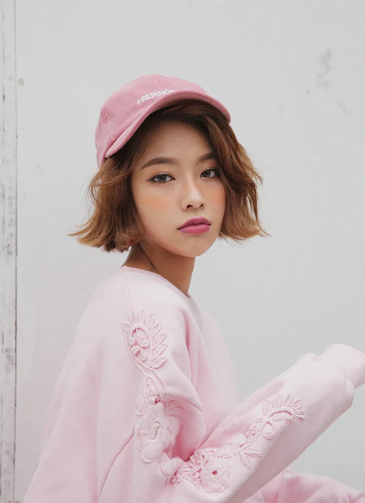 フラワーレーススリーブ裏起毛スウェットプルオーバー・全3色 | DHOLIC | 詳細画像1