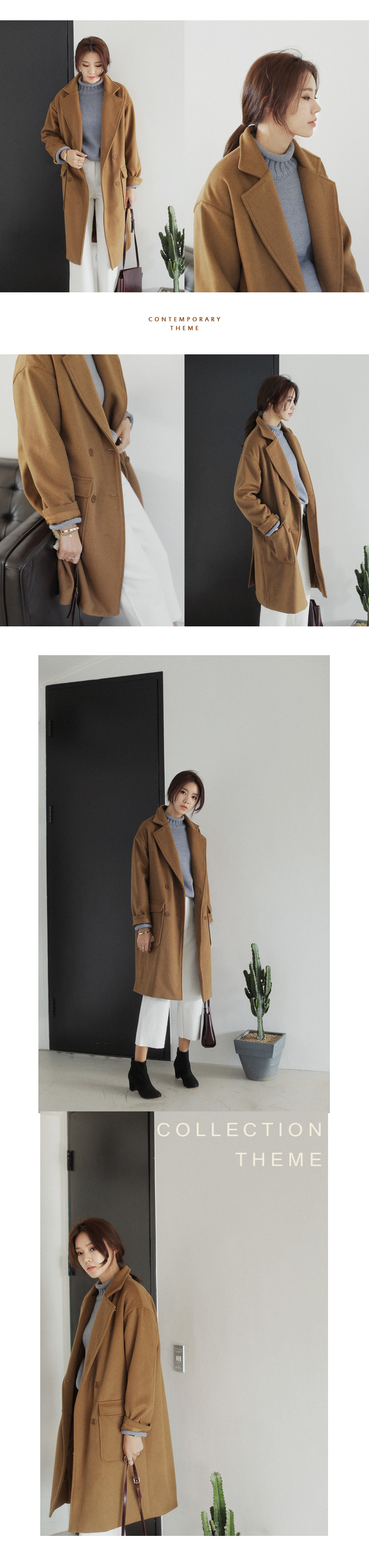 ロールアップヘムハイネックラグランスリーブニットプルオーバー・全3色 | DHOLIC | 詳細画像5