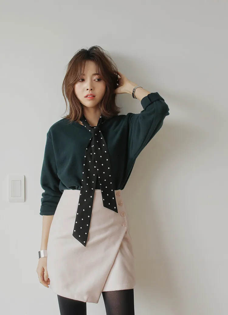 ラウンドネックやわらか素材ベーシックTシャツ・全4色 | DHOLIC | 詳細画像1