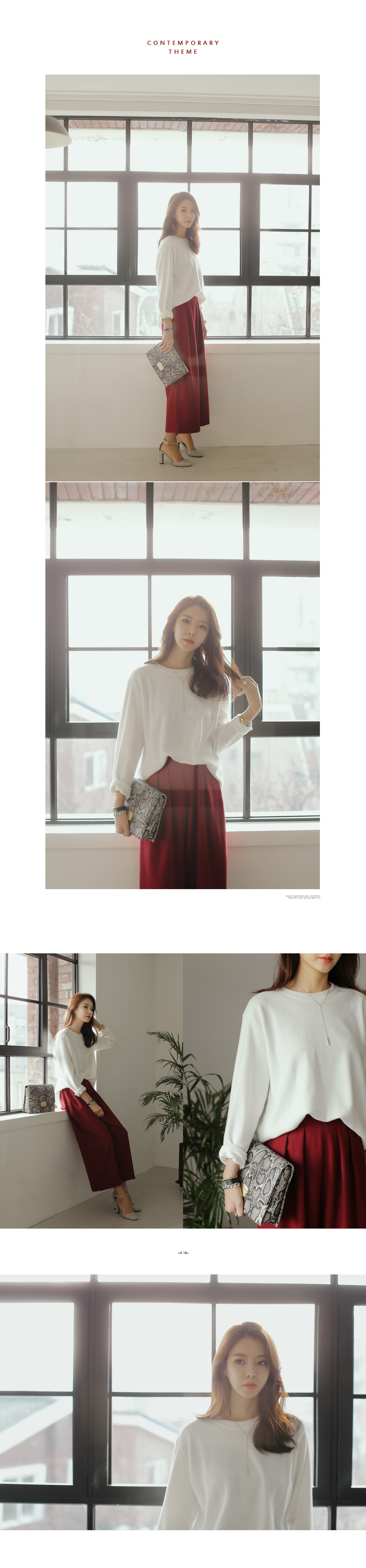 ラウンドネックやわらか素材ベーシックTシャツ・全4色 | DHOLIC | 詳細画像6