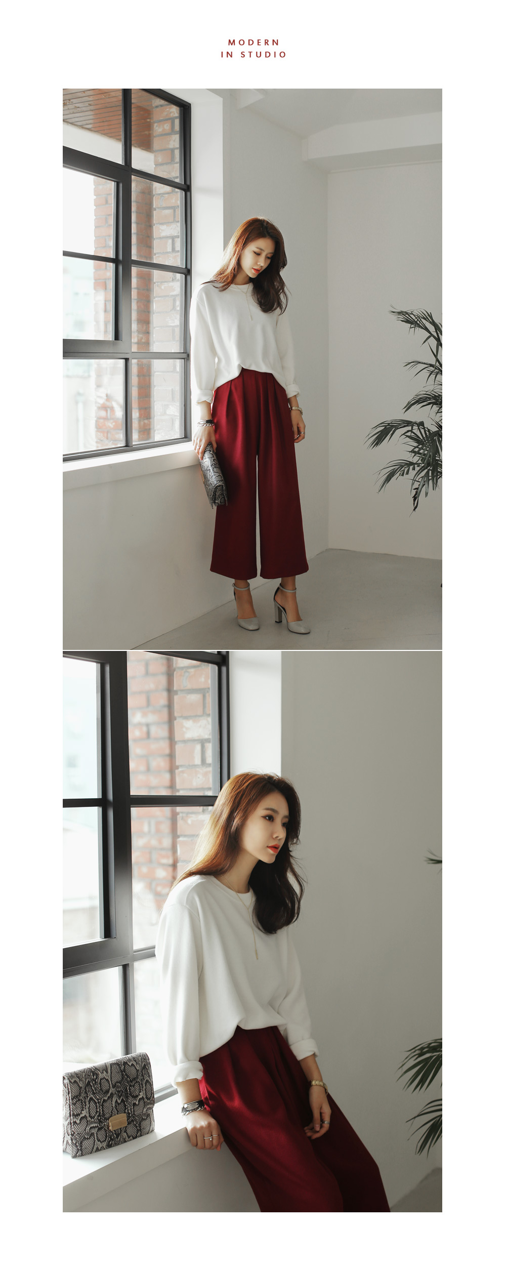 ラウンドネックやわらか素材ベーシックTシャツ・全4色 | DHOLIC | 詳細画像8