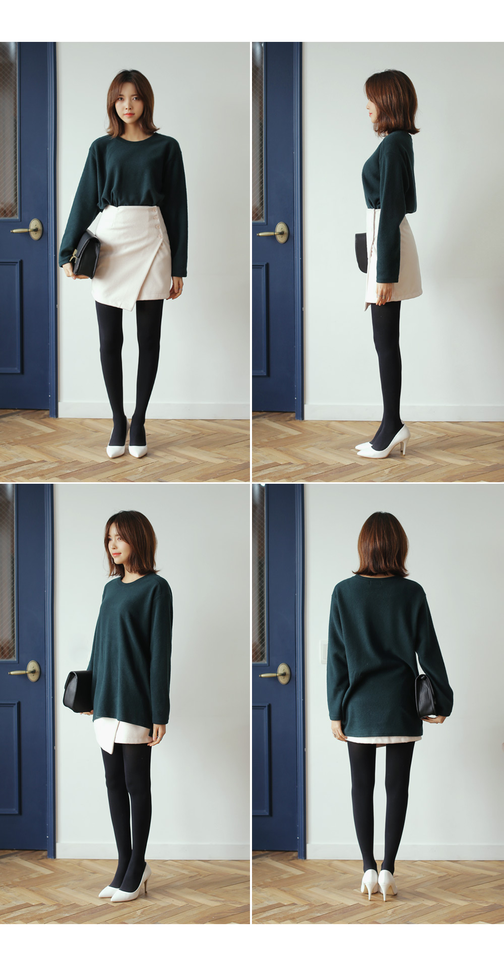 ラウンドネックやわらか素材ベーシックTシャツ・全4色 | DHOLIC | 詳細画像9