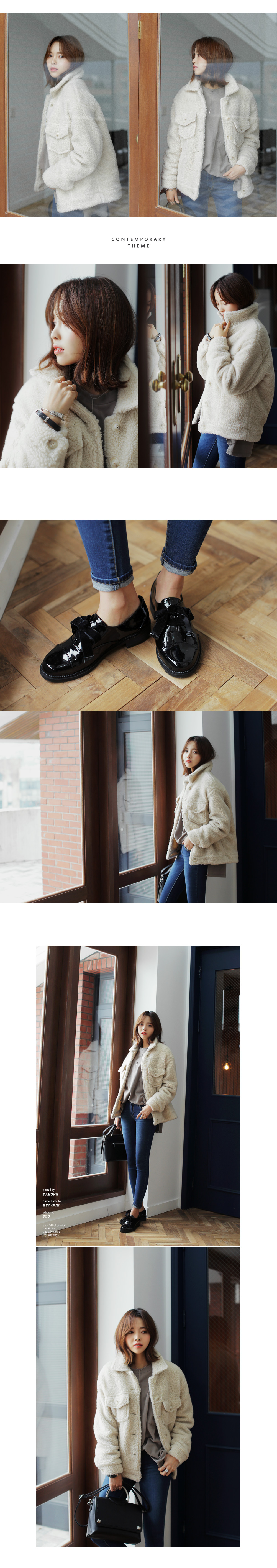 ベロアリボンエナメルローファー・全1色 | DHOLIC | 詳細画像3