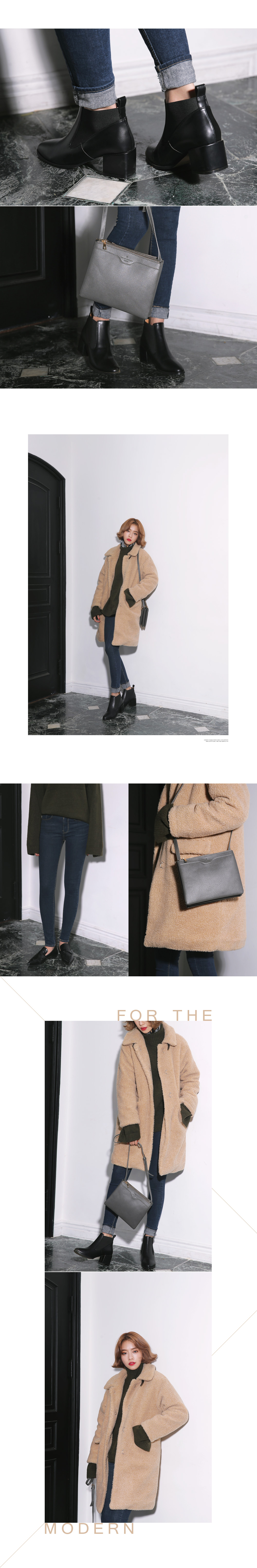 裏起毛ハイウエストデニムスキニーパンツ・全1色 | DHOLIC | 詳細画像4