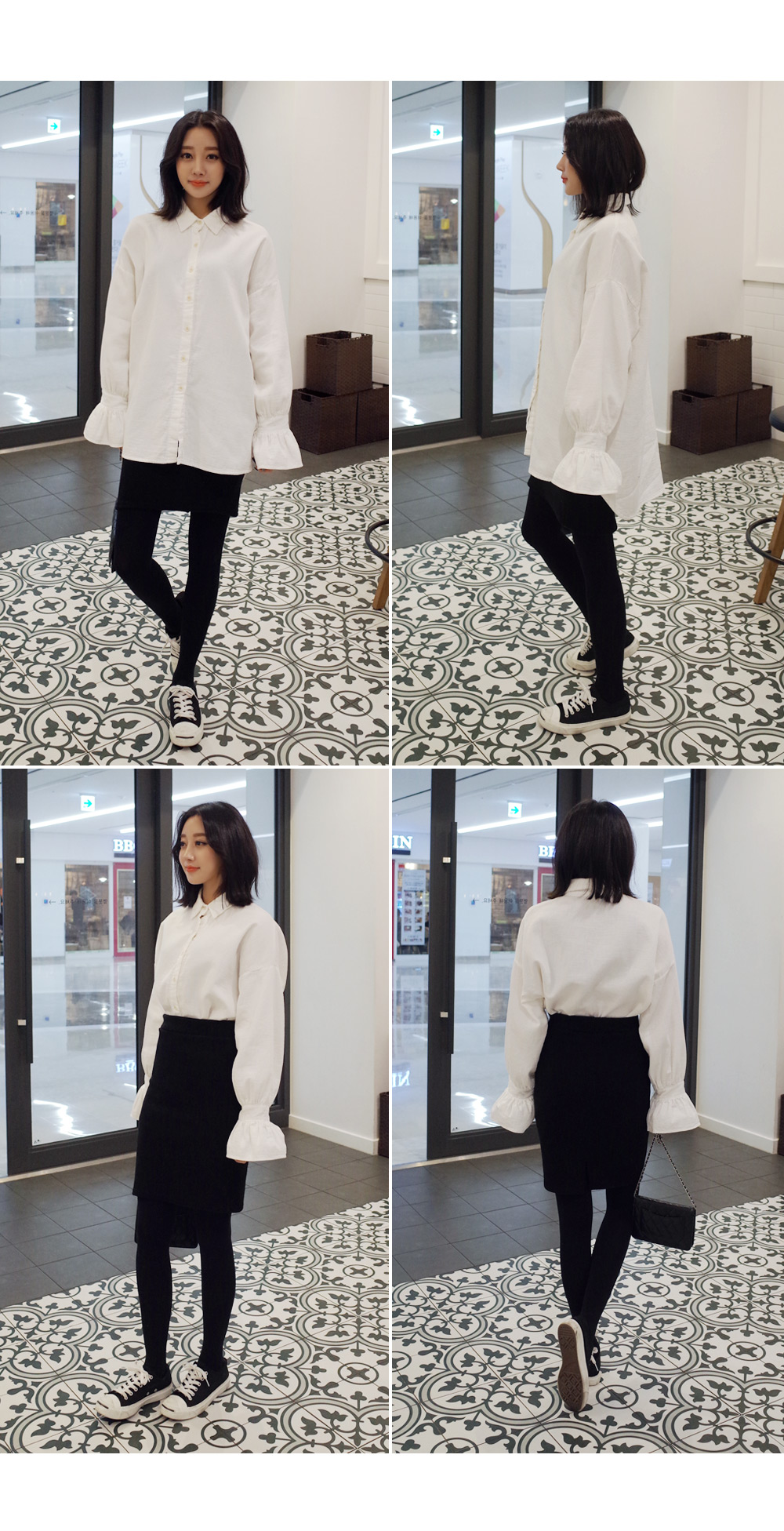 リブニットウエストゴムペンシルスカート・全3色 | DHOLIC | 詳細画像6